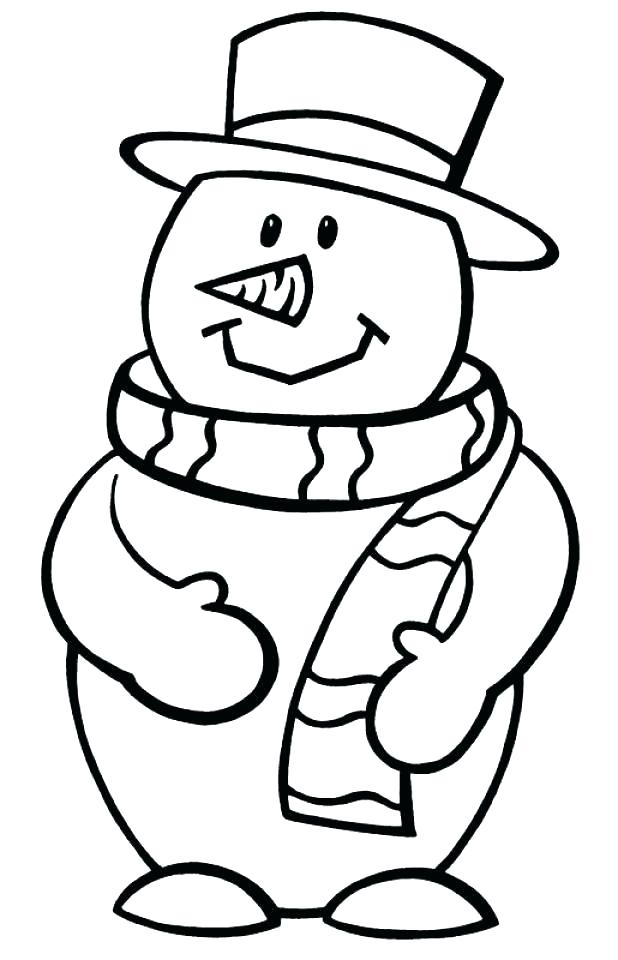 618x960 Coloring Page Snowman Free Printable Holiday Coloring Pages