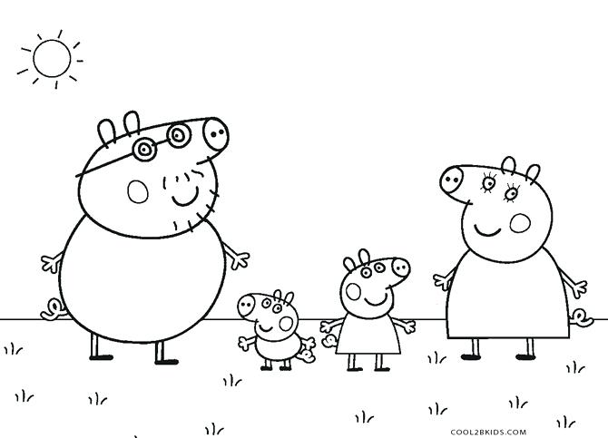 Printable Coloring Pages Peppa Pig at GetDrawings | Free download