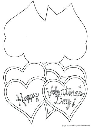 300x424 Free Valentine Coloring Pages Free Valentine Coloring Pages Free