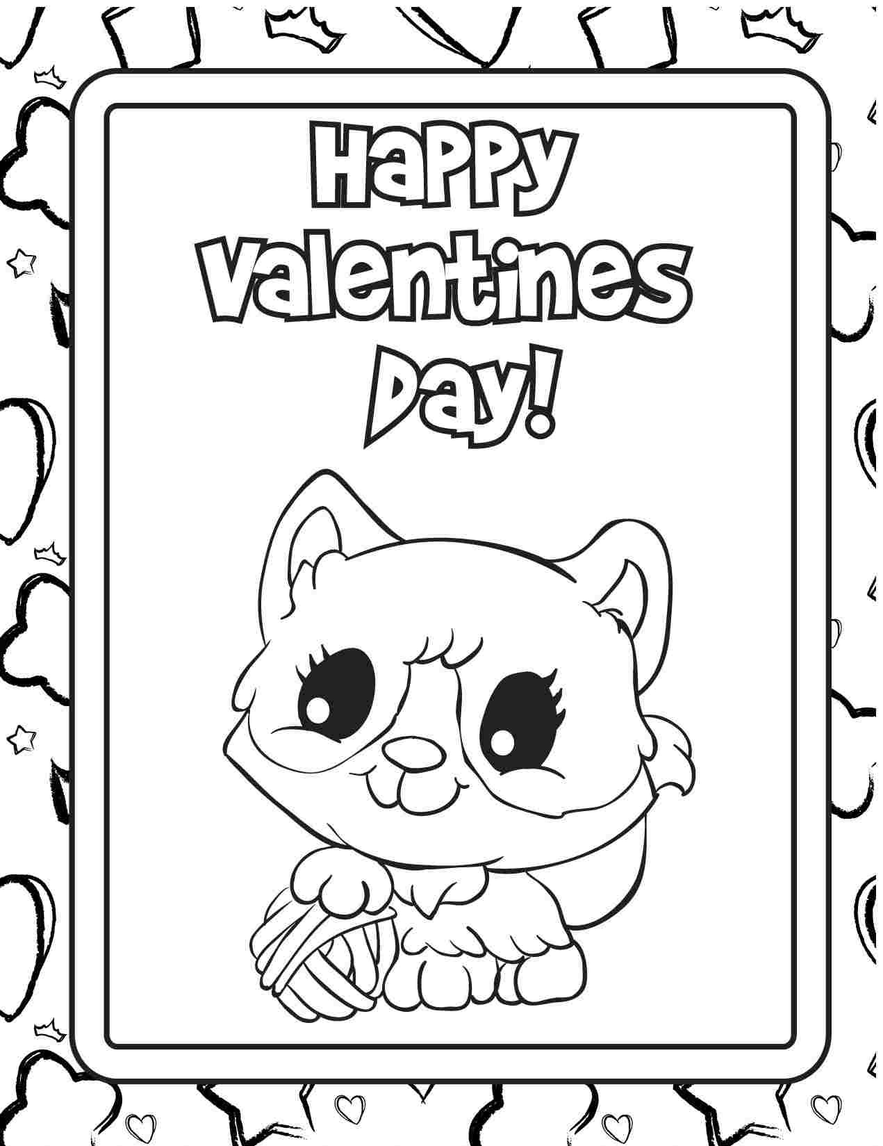 1271x1649 Valentine Card Coloring Pages Printable Valentines Day Cards Teddy