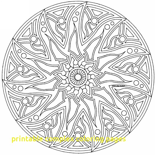544x544 Printable Complex Coloring Pages Complex Colouring Sheets