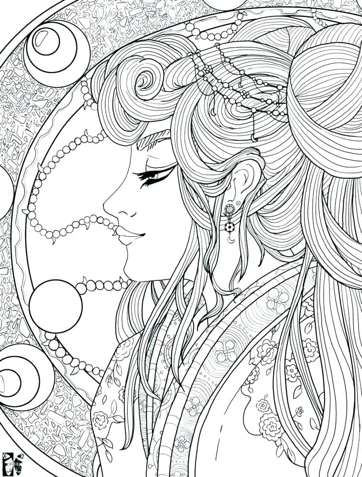 736x968 Printable Complex Coloring Pages Complicated Coloring Pages