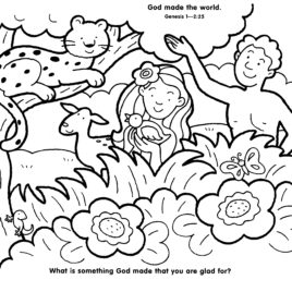 268x268 New Creation Coloring Page Kids Drawing And Coloring Pages