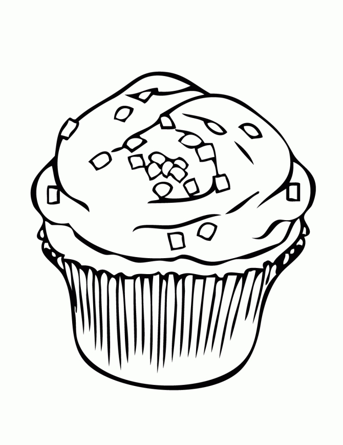 670x867 Cupcake Coloring Page Inspirational Hello Kitty Cupcake Coloring