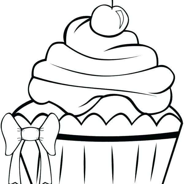 600x600 Cute Cupcake Coloring Pages Cupcakes Coloring Pages Say It