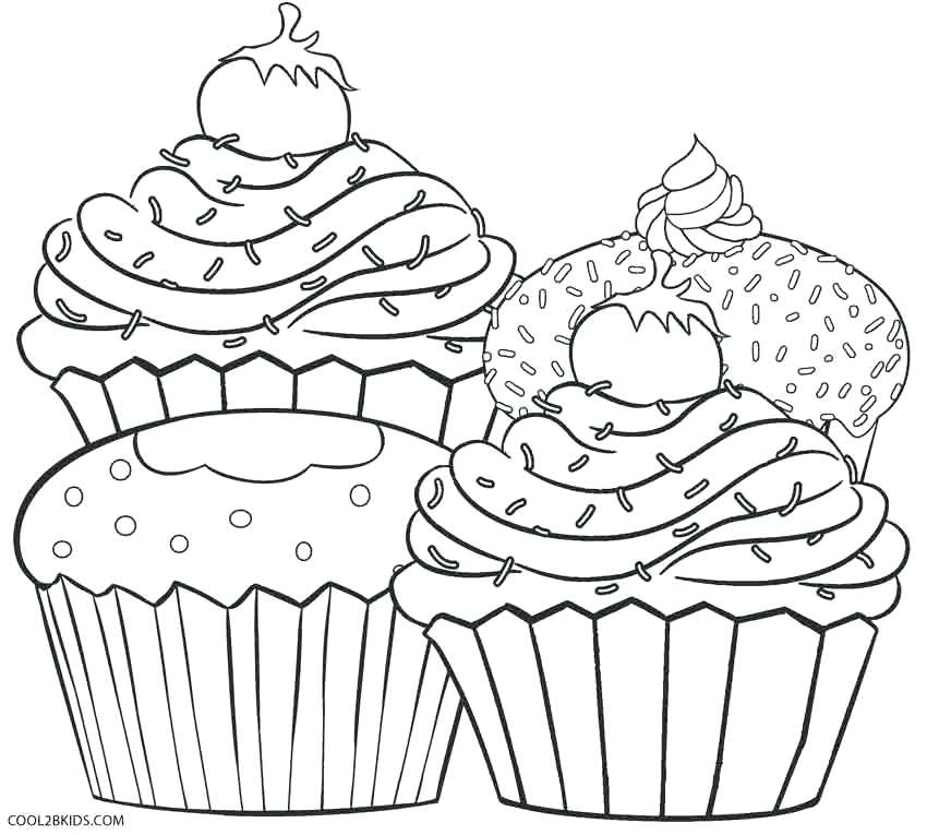 850x765 Coloring Pages For Free Cupcake Coloring Pages Free Free Printable