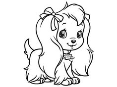 236x176 Cartoon Puppy Coloring Page For Kids, Animal Coloring Pages