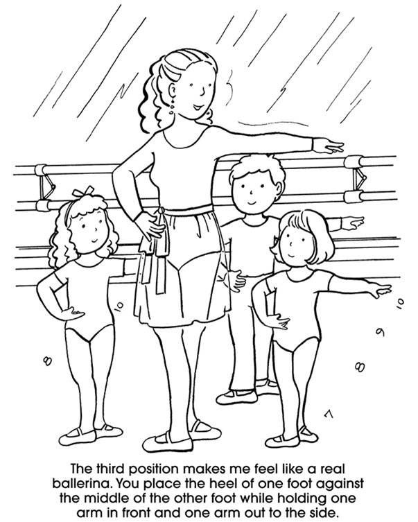 Printable Dance Coloring Pages