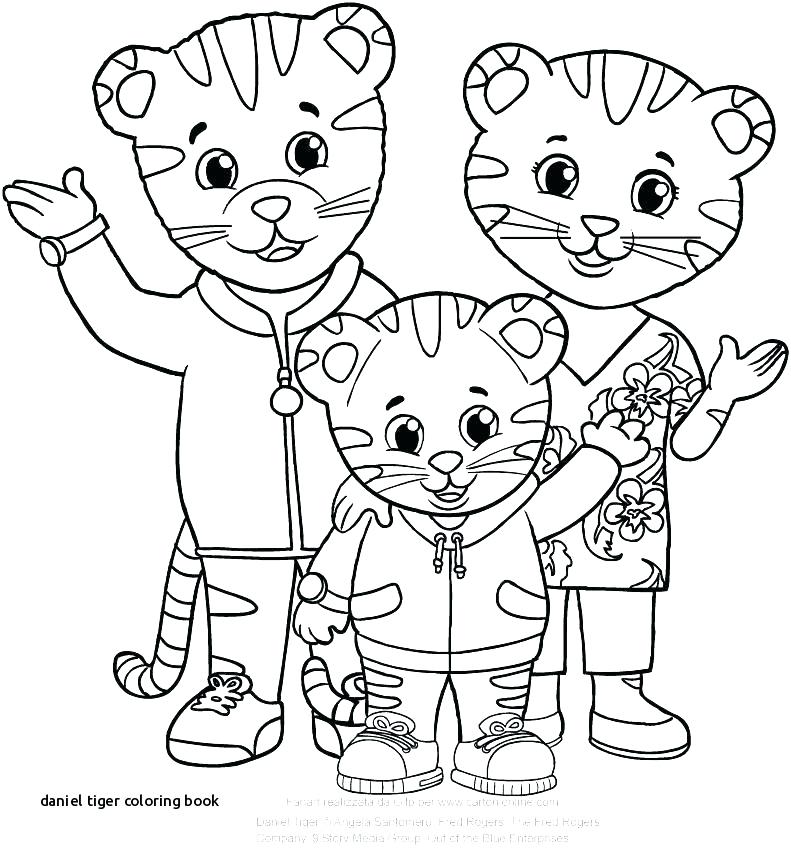 791x850 Daniel Tiger Color Pages