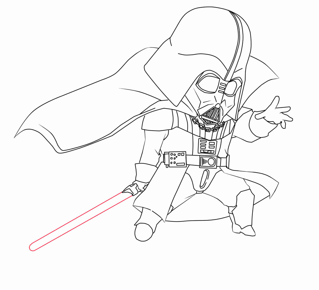 1100x1000 Darth Vader Coloring Pages Cute Coloring Gohan Printable Coloring