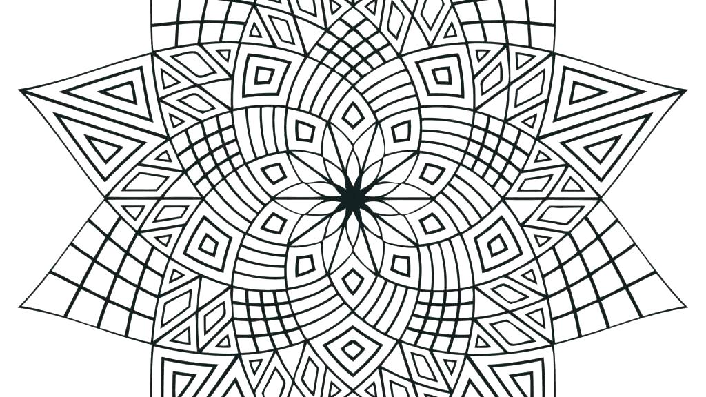 1024x576 Cool Pattern Coloring Pages Free Printable Patterns To Colour Best