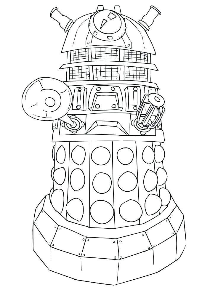 736x979 Doctor Who Coloring Pages Free Doctor Who Coloring Book Doctor