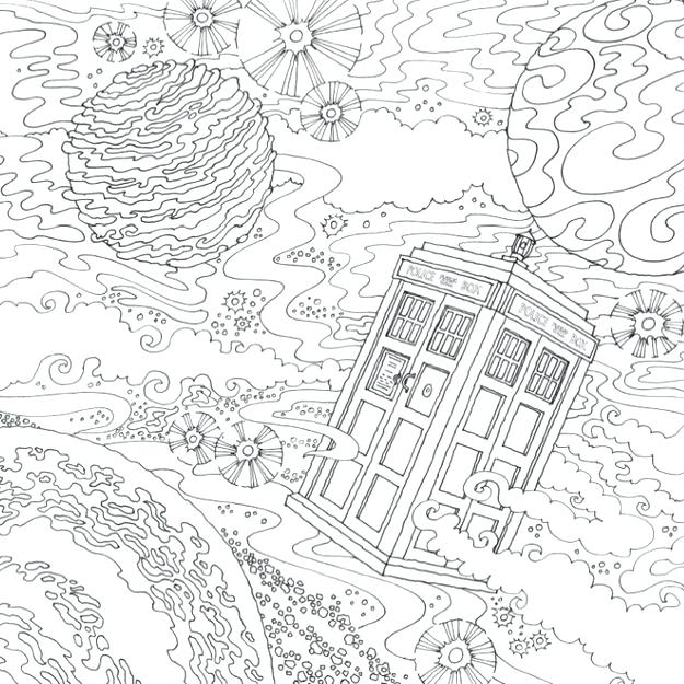 625x625 Tardis Coloring Pages Full Size Of Who Coloring Book Inside As