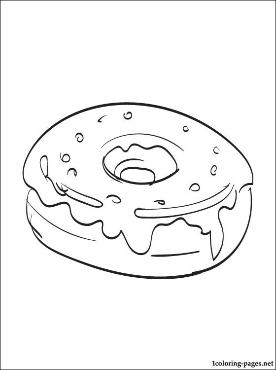 560x750 Coloring Pages Donuts Donuts Coloring Page Coloring Pages Free