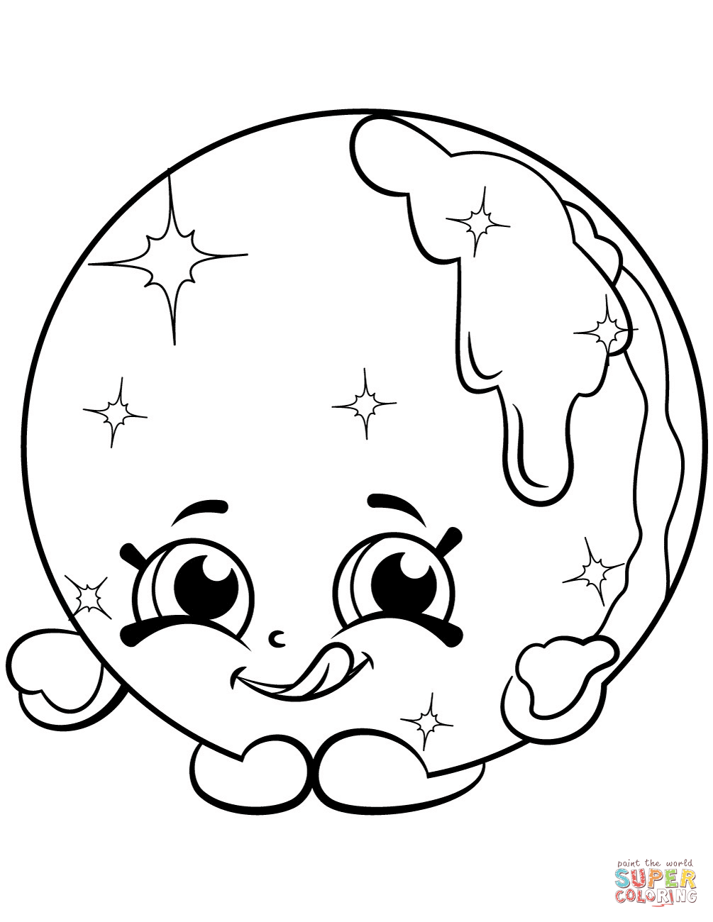 1005x1300 Digital Download Donuts Coloring Page Within Donut Pages