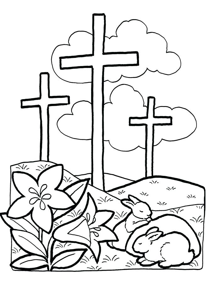 687x893 Easter Coloring Pages Printable Free Printable Religious Coloring