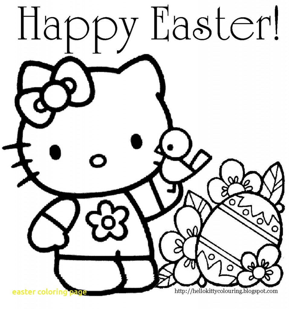 956x1024 Easter Coloring Page
