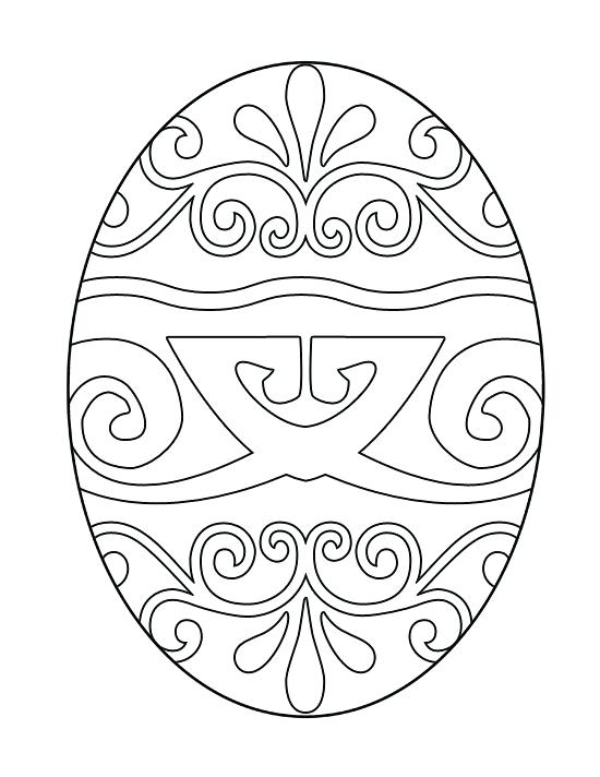 550x712 Easter Eggs To Print And Color Free Egg Print Out Coloring Book