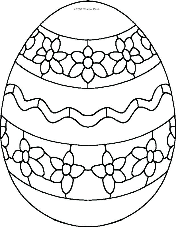618x795 Egg Coloring Page Flower Egg Coloring Pages Stunning Pictures Page