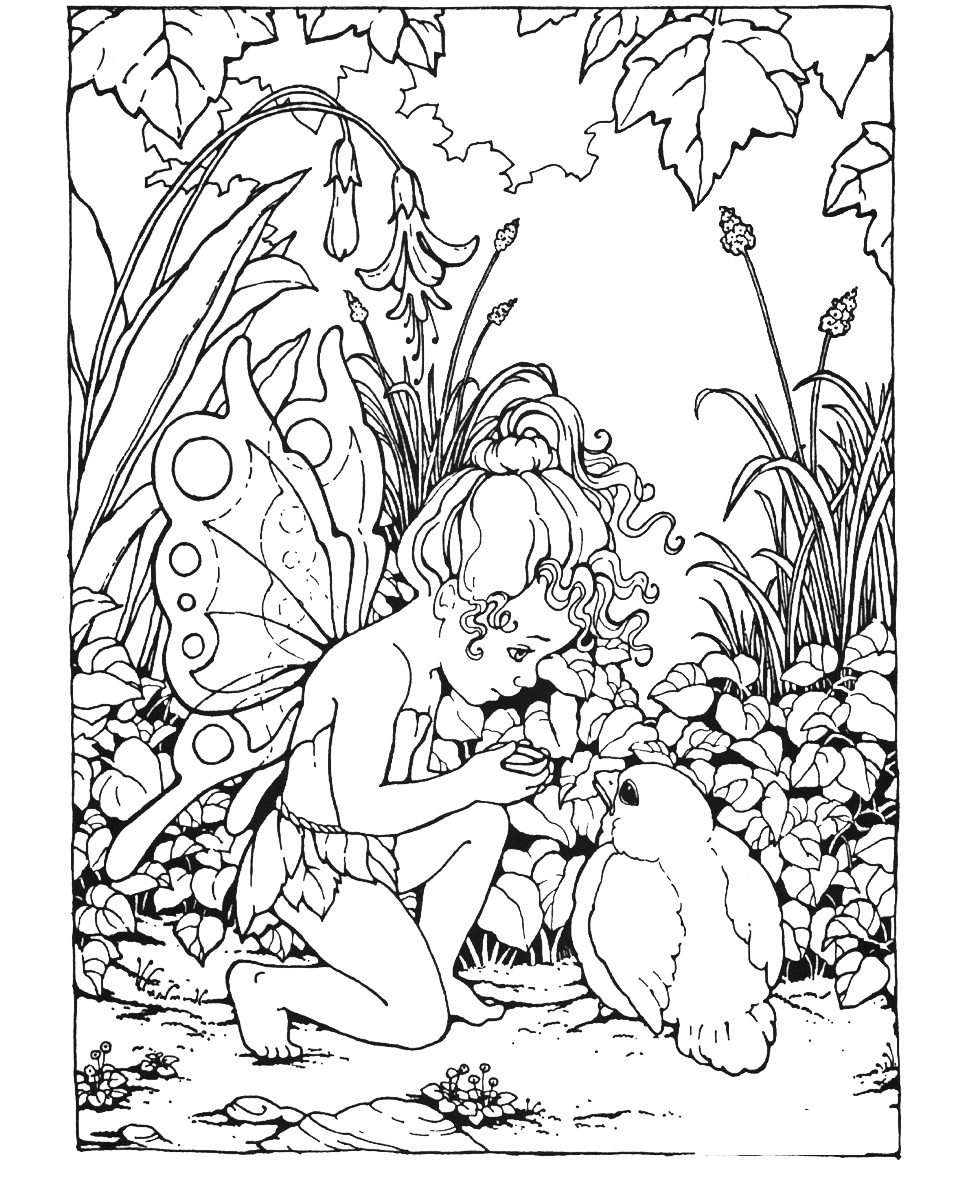 960x1200 Free Printable Fairy Coloring Pages For Kids Throughout