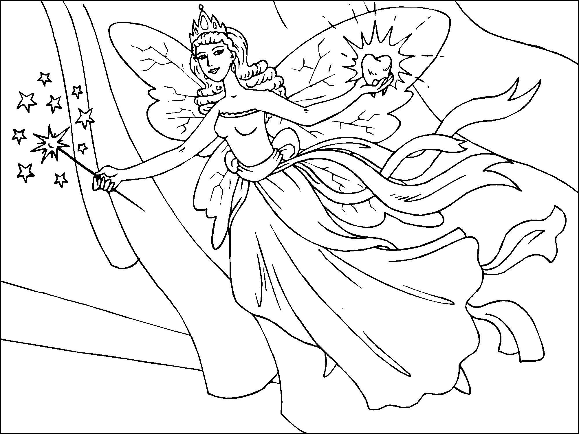 2000x1500 Coloring Pages For Kids Printable Unique Free Printable Fairy
