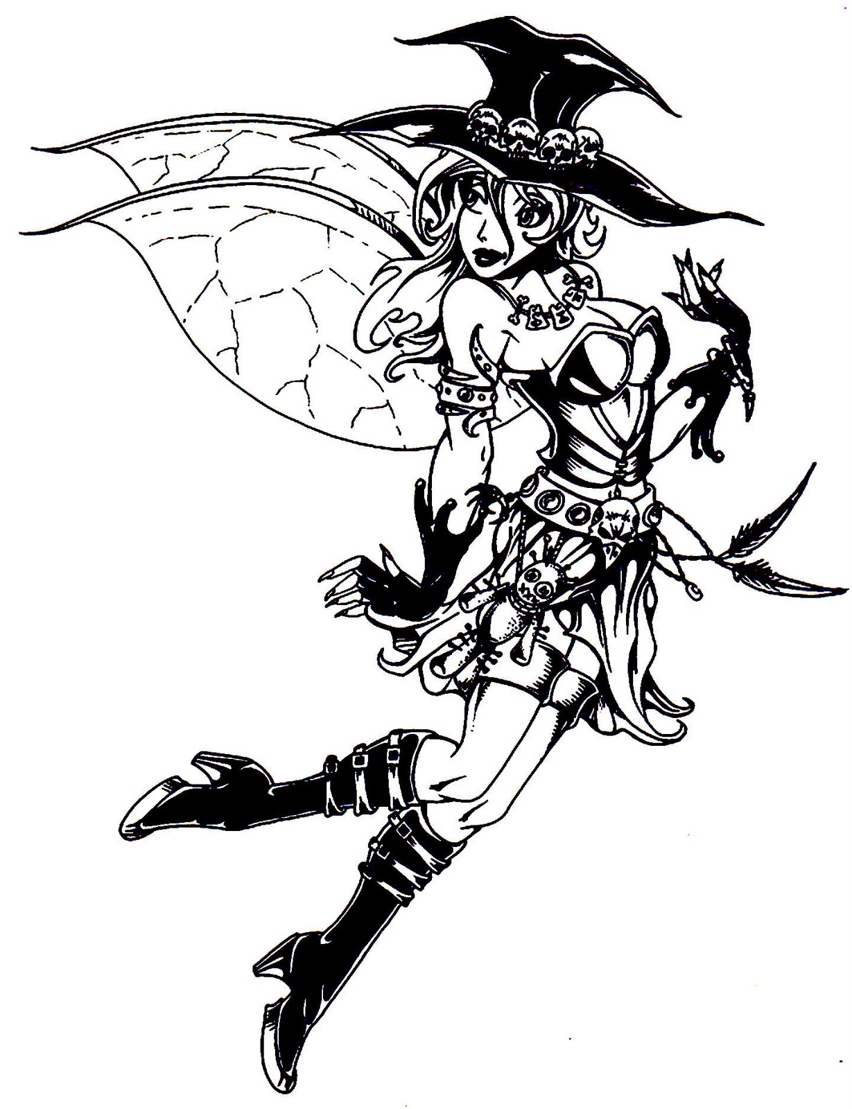 1229x1600 Adult Fairy Coloring Page