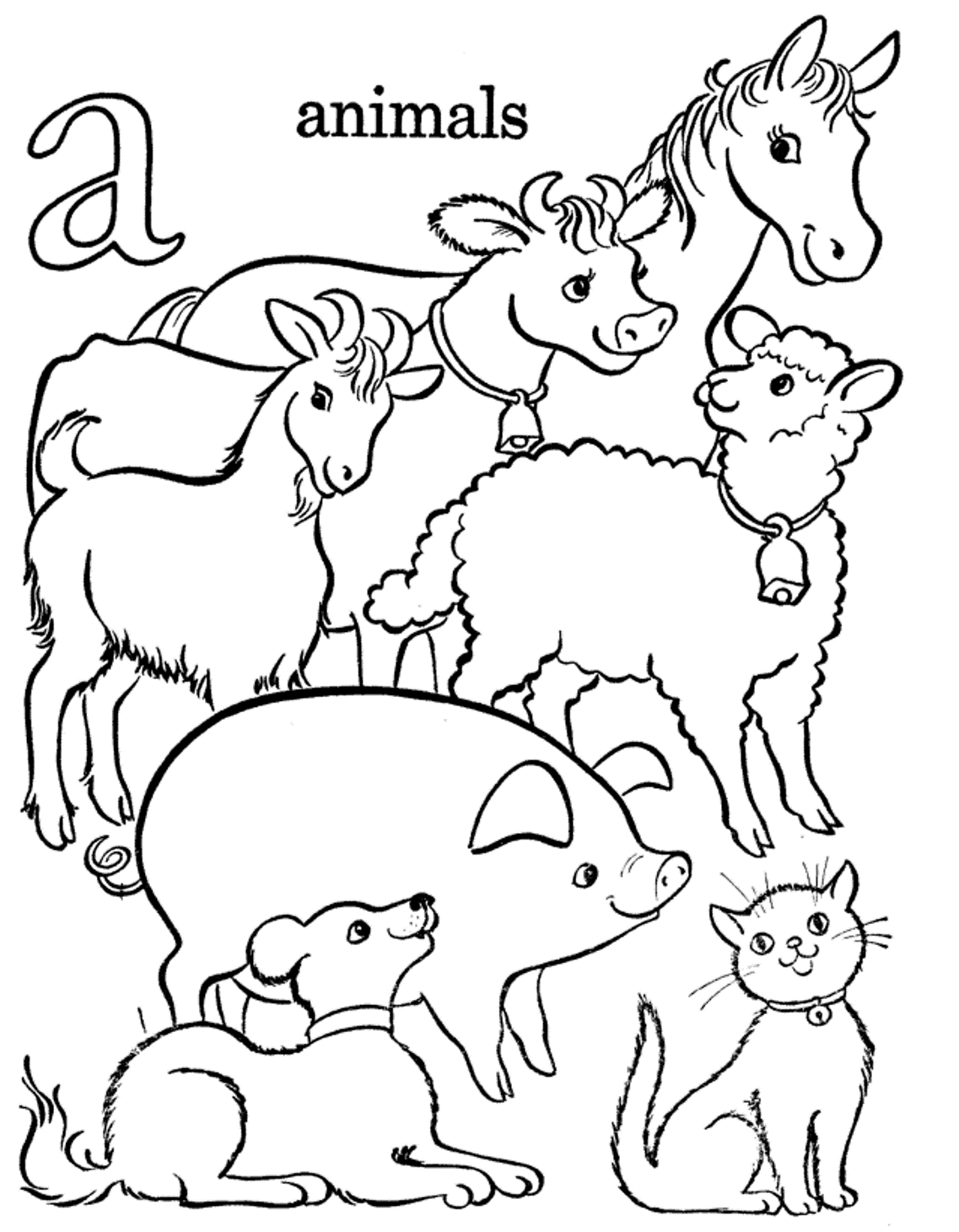 1137x1460 Printable Farm Animals Coloring Pages Old Macdonald Had A Farm