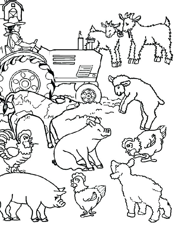 600x776 Farm Colouring Pages Printable