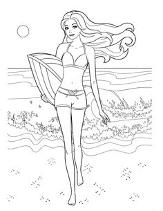 236x305 Fashionable Girls Coloring Pages Digi Art