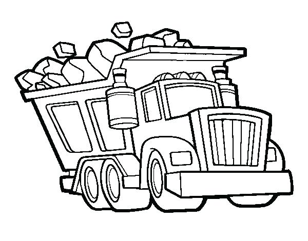 600x470 Free Printable Fire Truck Coloring Pages Dump Truck Coloring Page