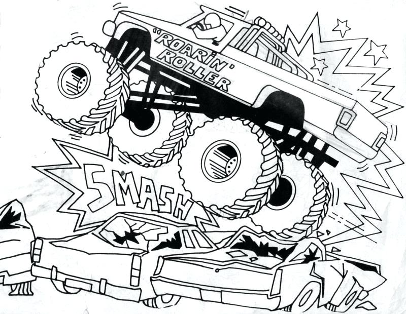 800x620 Free Printable Monster Truck Coloring Pages Coloring Fire Truck