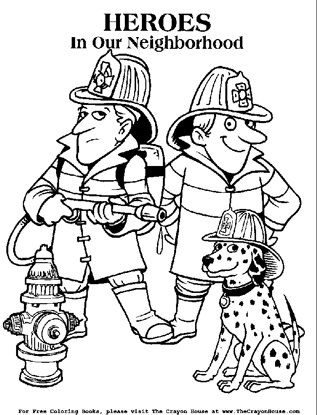 Printable Firefighter Coloring Pages at GetDrawings | Free download
