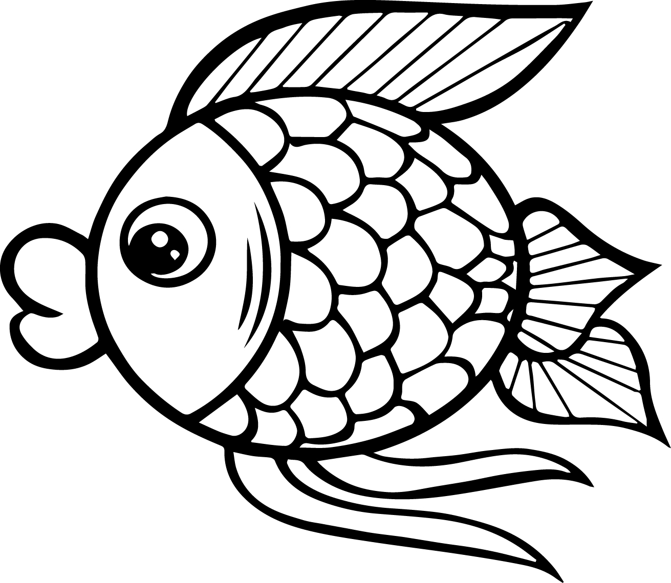 Fish Coloring Pages Free Printable - Printable World Holiday