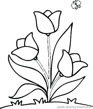 360x425 Flower Coloring Page Adult Flower For Page Coloring Sheets