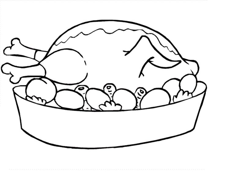 Printable Food Coloring Pages
