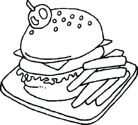 480x434 Coloring Pages Food Good Food Coloring Pages Unhealthy Chain