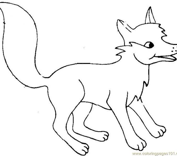 678x600 Fox Coloring Cute Coloring Pages Coloring Pages