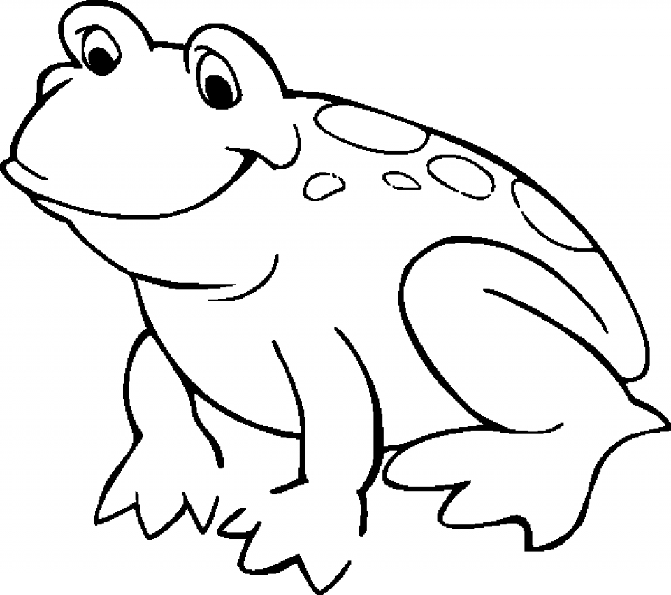 960x851 Get This Free Printable Frog Coloring Pages For Kids !