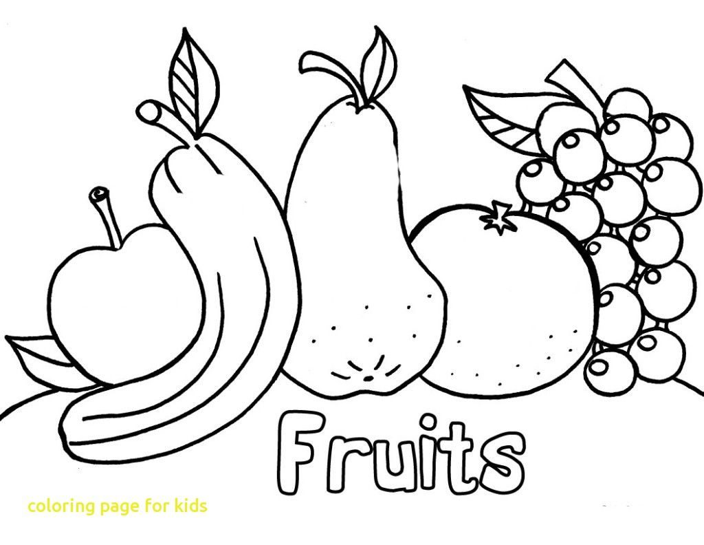 1024x792 Coloring Page For Kids With Fruit Printable Coloring Pages
