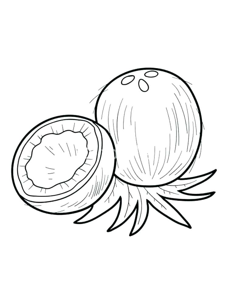 750x1000 Coloring Pages Of Fruit