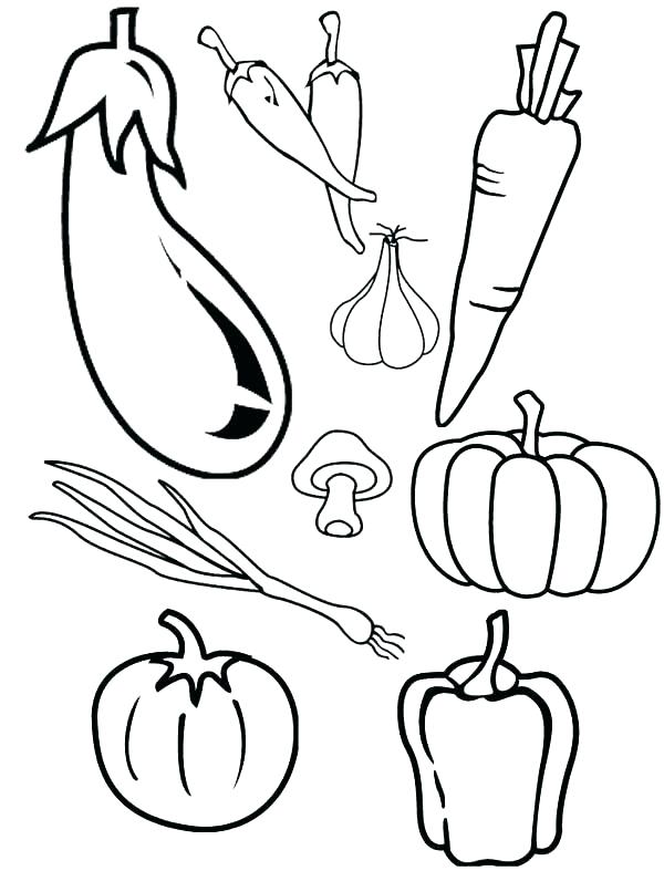 600x787 Vegetables Coloring Pages Astonishing Printable Pictures Of Fruits
