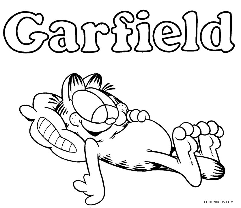 835x720 Garfield Christmas Coloring Pages Printable Garfield Coloring