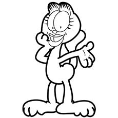 230x230 Top Free Printable Garfield Coloring Pages Online