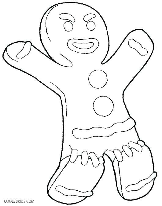 530x674 Gingerbread Man Color Page Coloring Rbread Coloring Pages Man