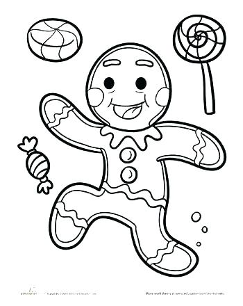 350x440 Gingerbread Man Colouring Printable Gingerbread Man Free Printable