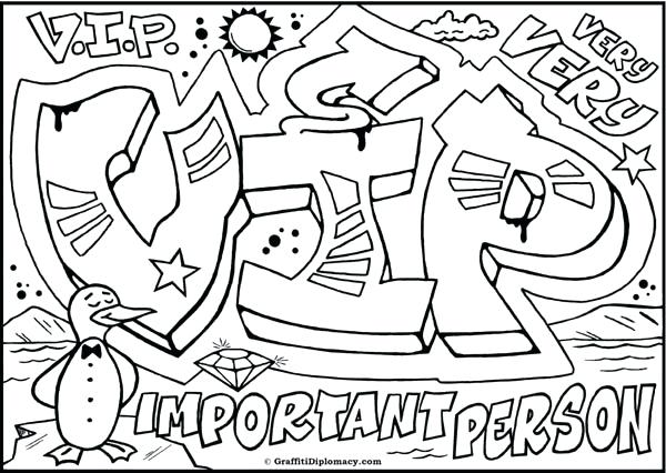 600x426 Graffiti Color Pages Graffiti Coloring Pages Free Printable