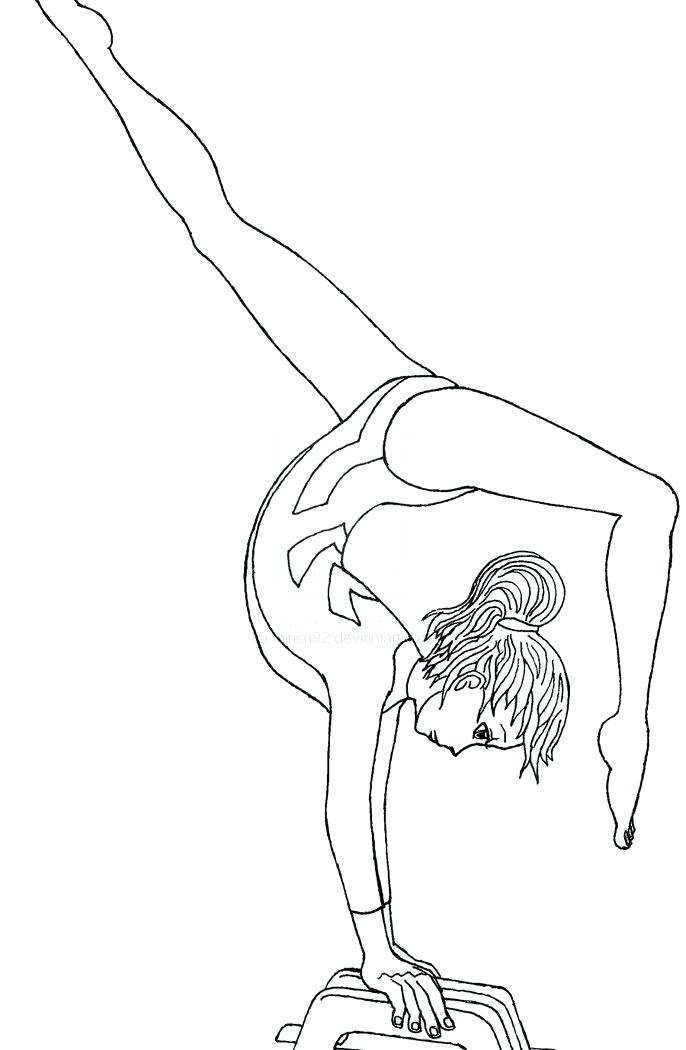 Printable Gymnastics Coloring Pages at GetDrawings | Free download