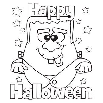 340x340 Free Printable Halloween Coloring Pages For Kids