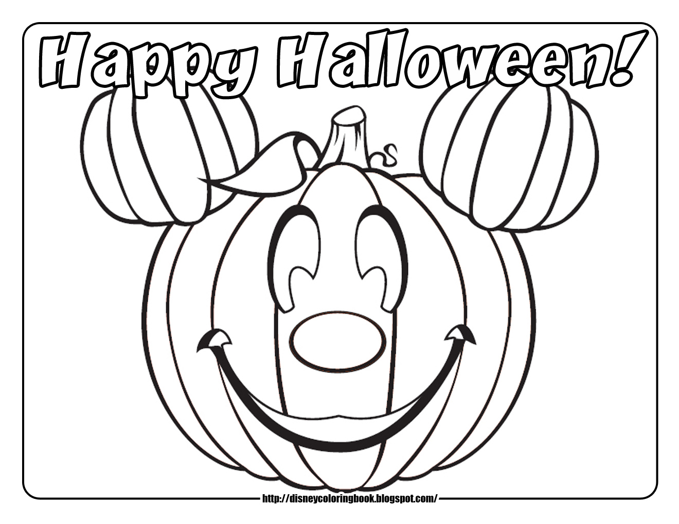 1320x1020 Halloween Coloring Pages To Print Disney For Kids Color Bros