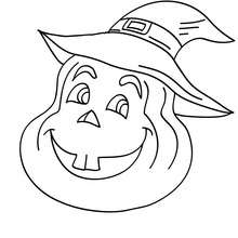220x220 Jack O Lantern Pumpkins Coloring Pages